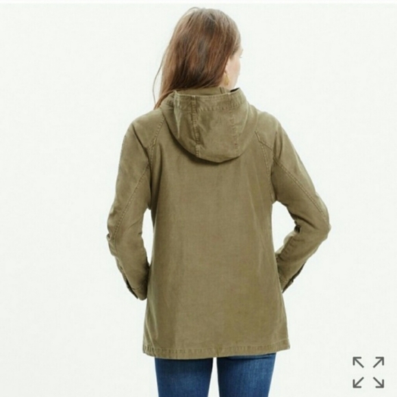 Madewell Brimfield khaki hooded army utility jacket - Picture 2 of 15